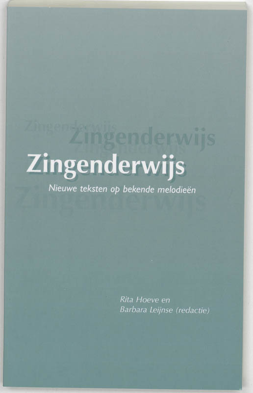 Omslag van Zingenderwijs