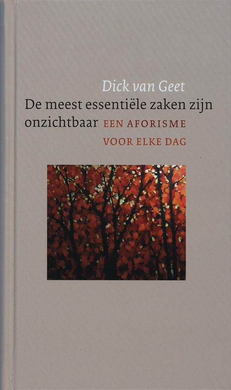 Omslag van De meest essentiele zaken zijn onzichtbaar
