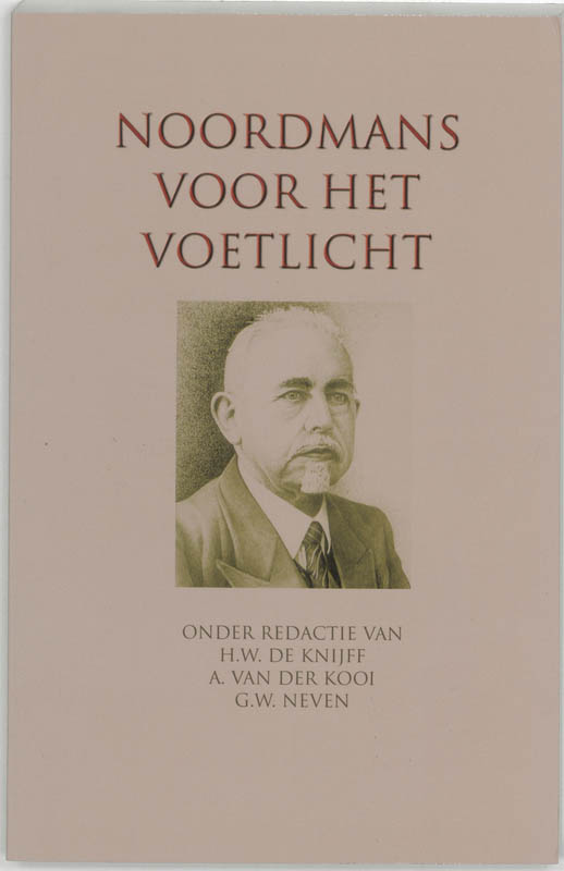 Omslag van Noordmans voor het voetlicht