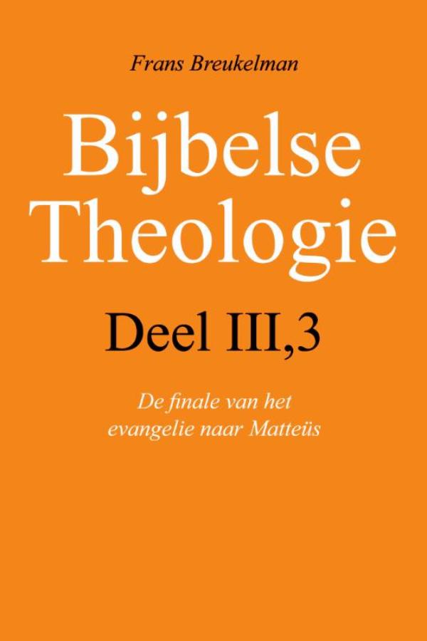 Omslag van III-3 De finale van het evangelie naar Mattheus
