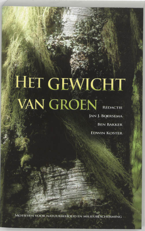 Omslag van Het gewicht van groen