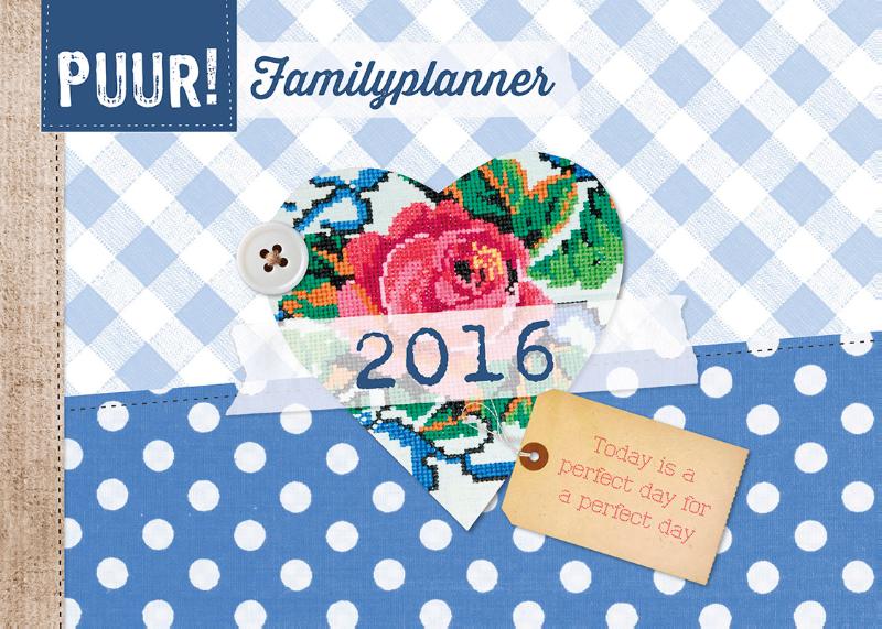 Omslag van PUUR! Familyplanner 2016