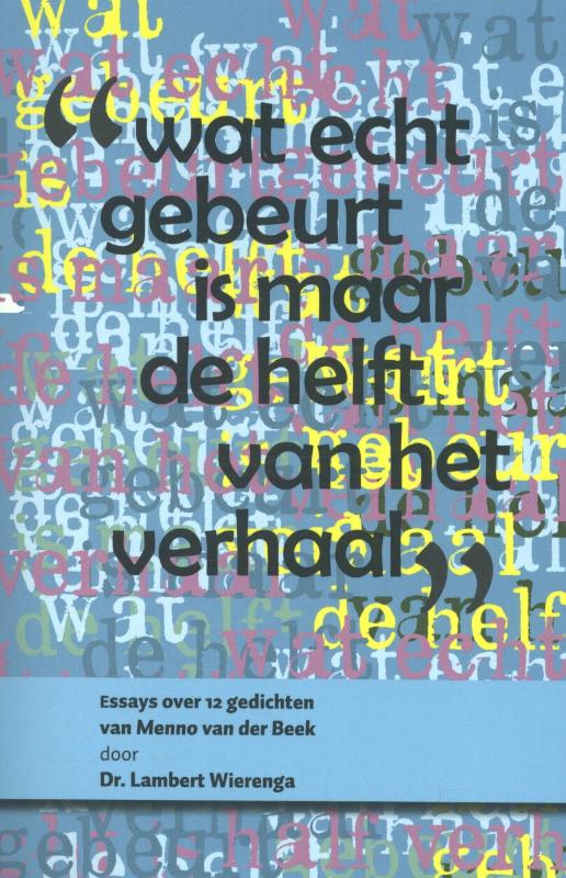 Omslag van Wat echt gebeurt is maar de helft van het verhaal