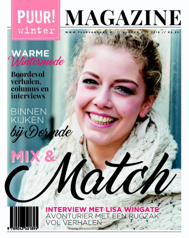 Omslag van PUUR! Winter 2016, incl. bookazine
