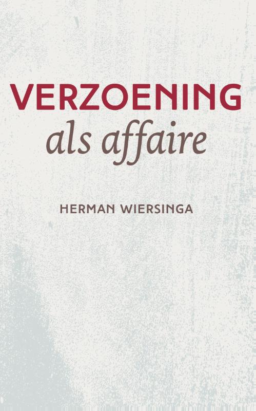 Omslag van Verzoening als affaire