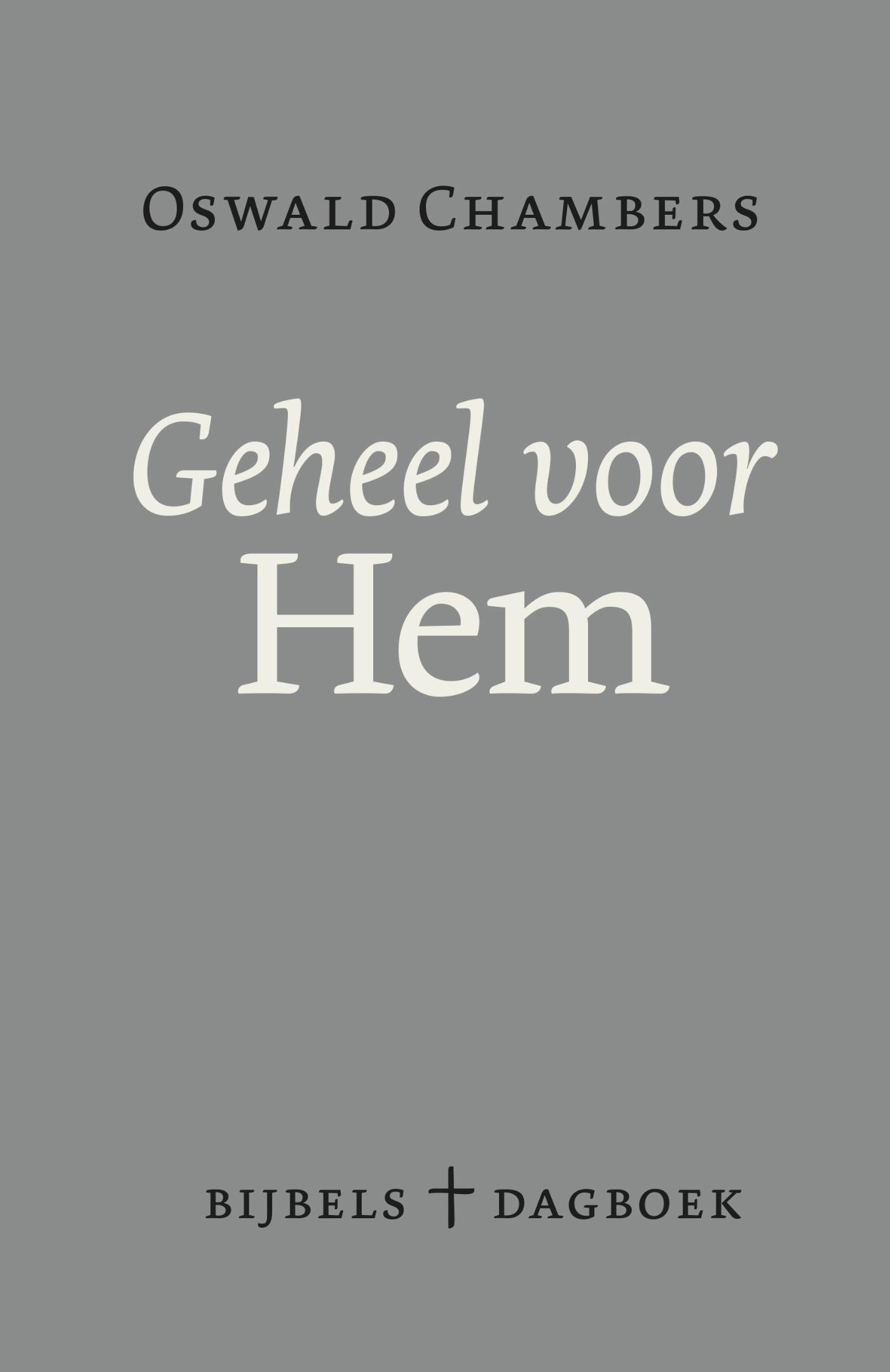 Omslag van Geheel voor Hem