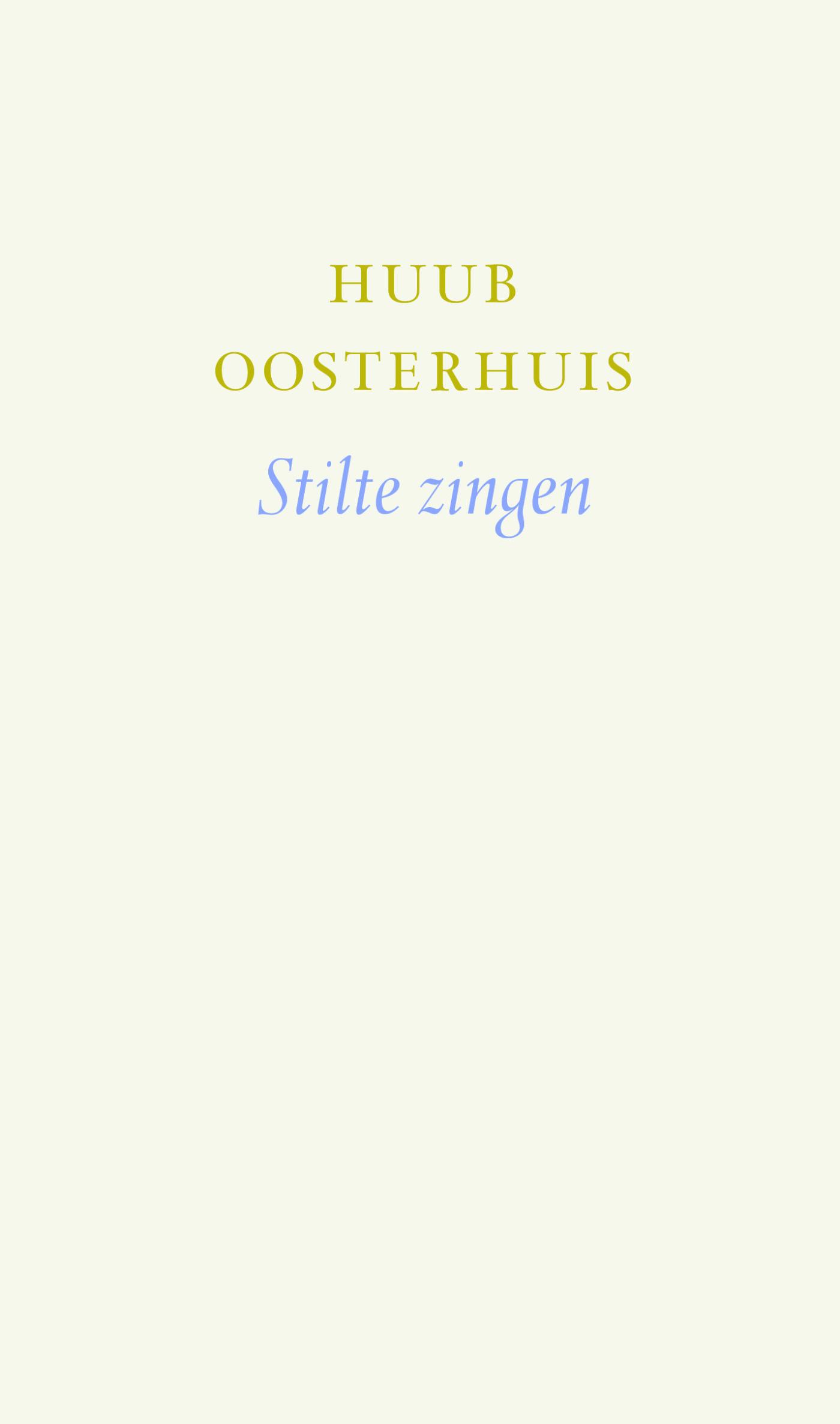 Omslag van Stilte zingen