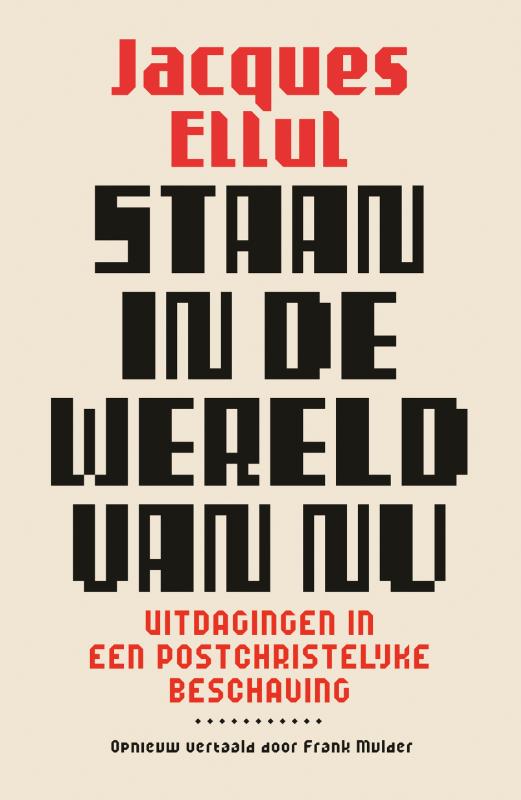 Omslag van Staan in de wereld van nu