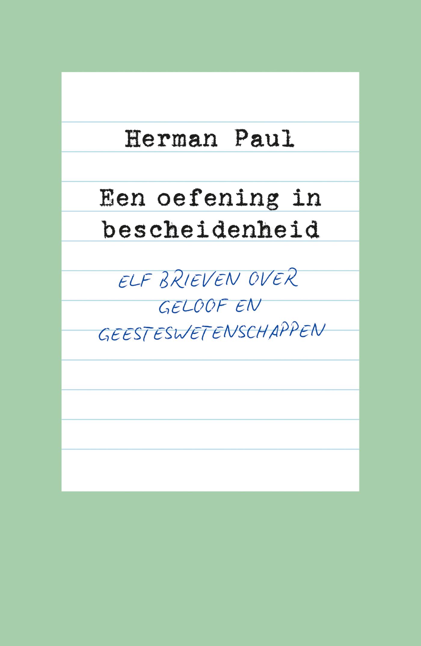 Omslag van Een oefening in bescheidenheid