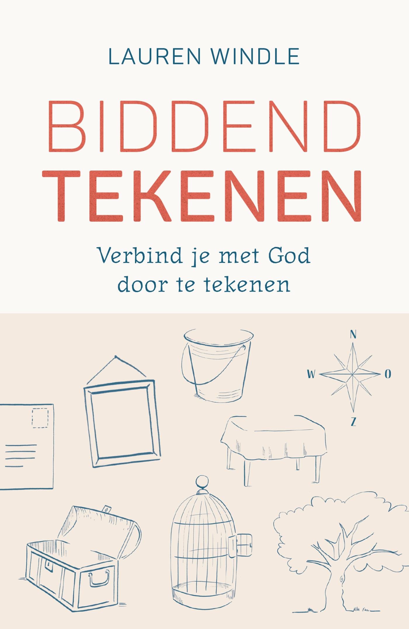Omslag van Biddend tekenen
