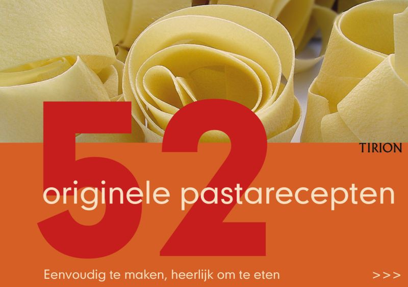 Omslag van 52 originele pastarecepten