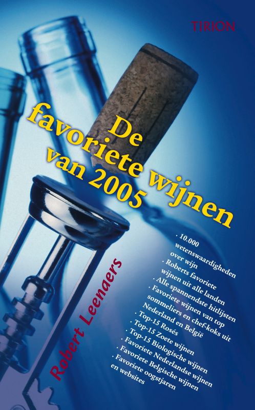 Omslag van De favoriete wijnen van 2005