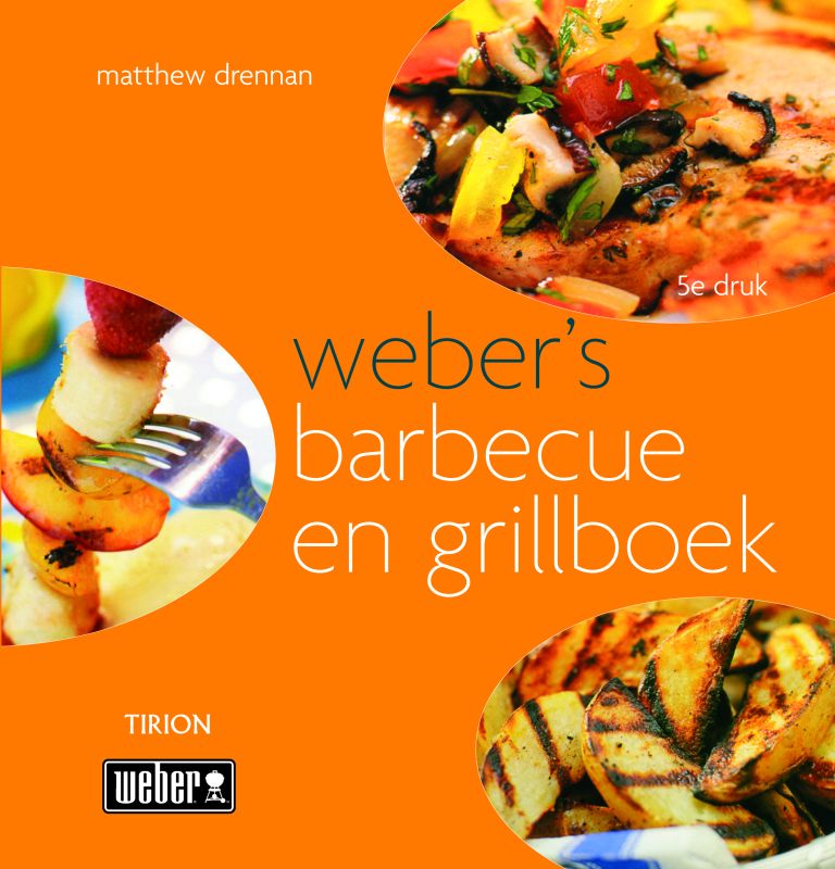 Omslag van Weber's barbecue en grillboek
