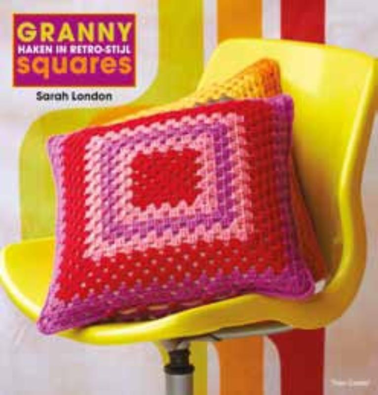 Omslag van Granny squares, haken in retro stijl