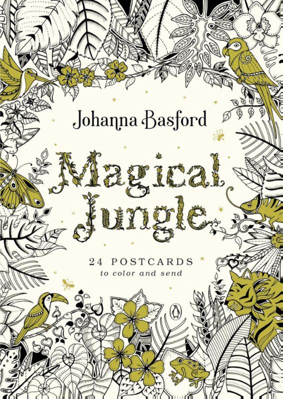 Omslag van De magie van de jungle kaartenboek