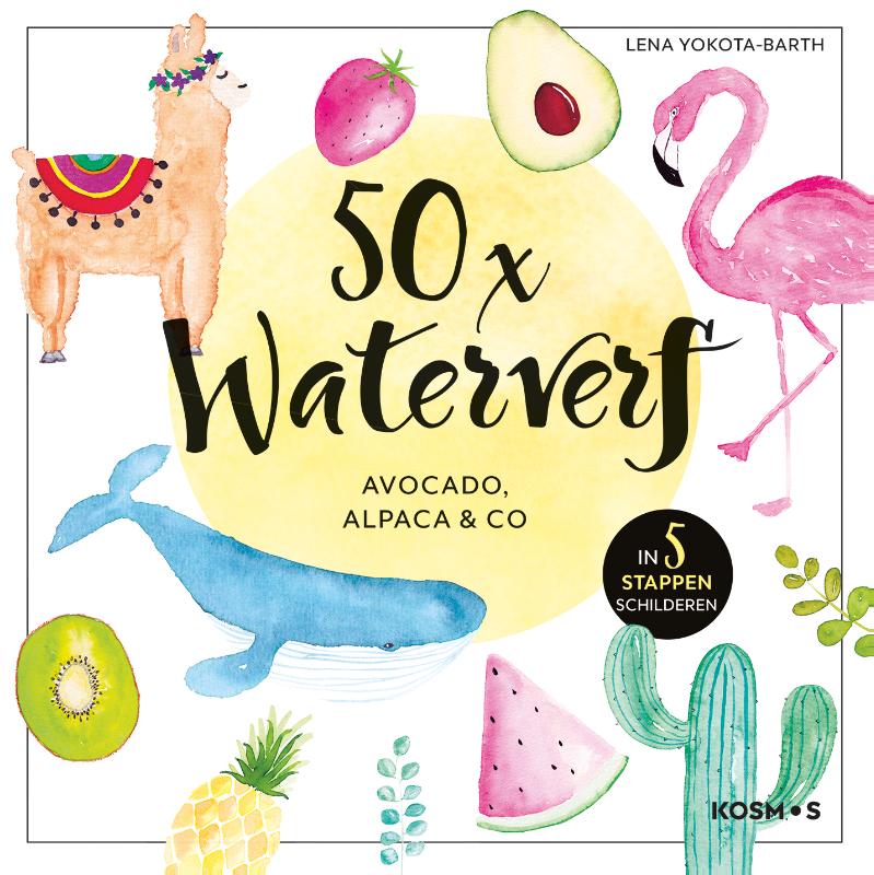 Omslag van 50x waterverf