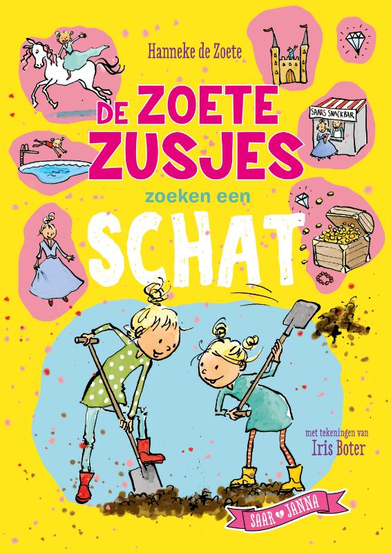 Omslag van De Zoete Zusjes zoeken een schat