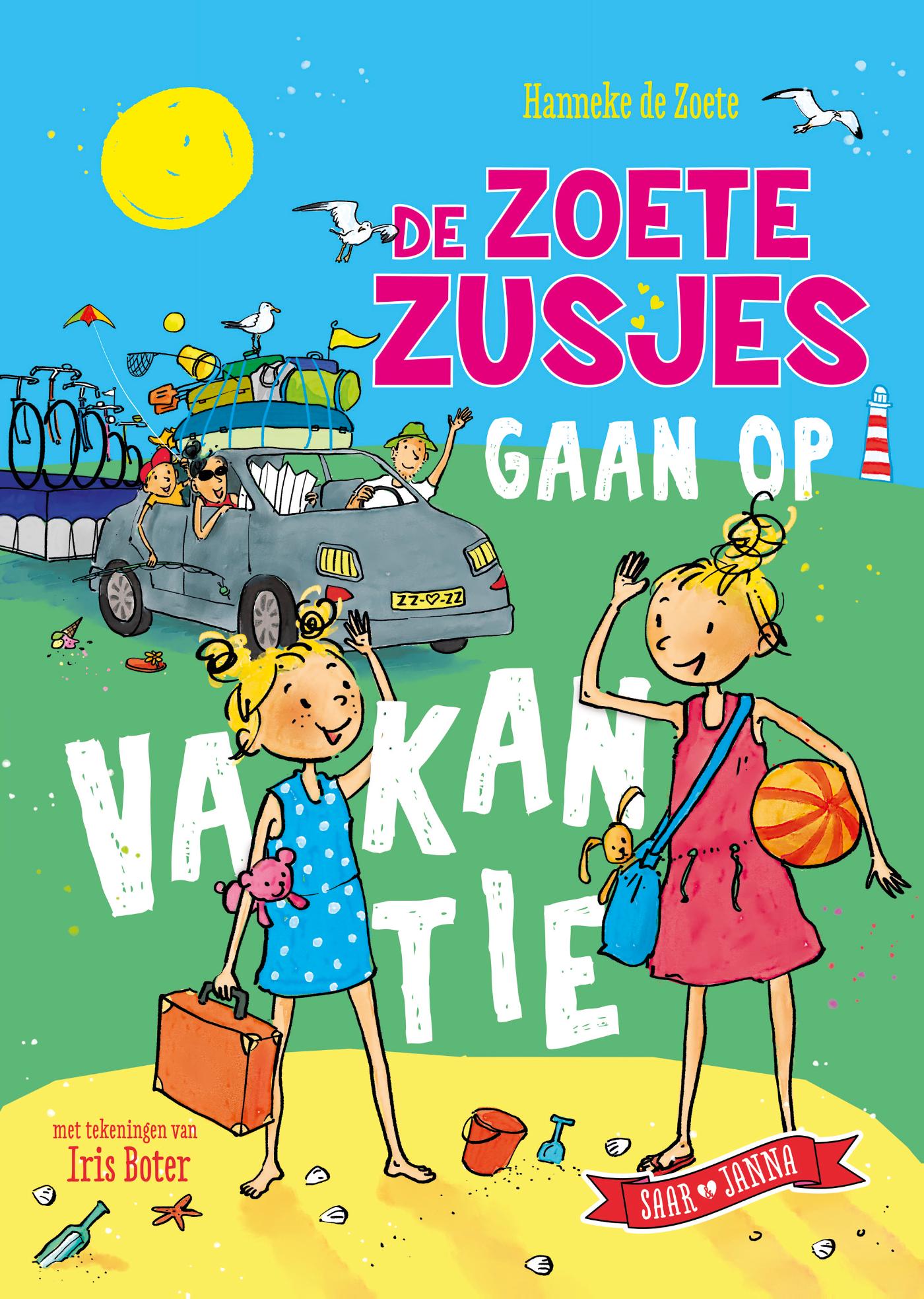 Omslag van De Zoete Zusjes gaan op vakantie