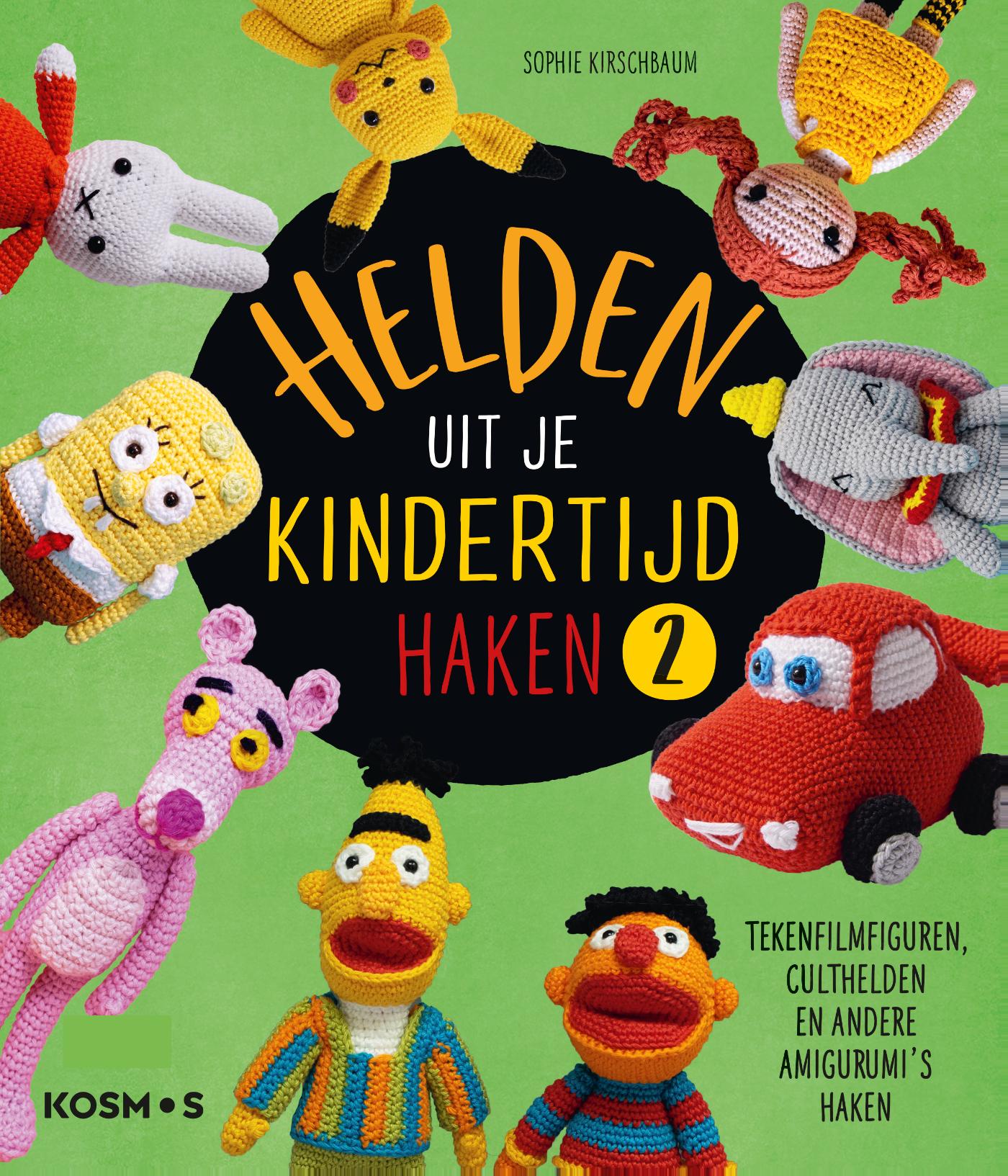 Omslag van Helden uit je kindertijd haken 2