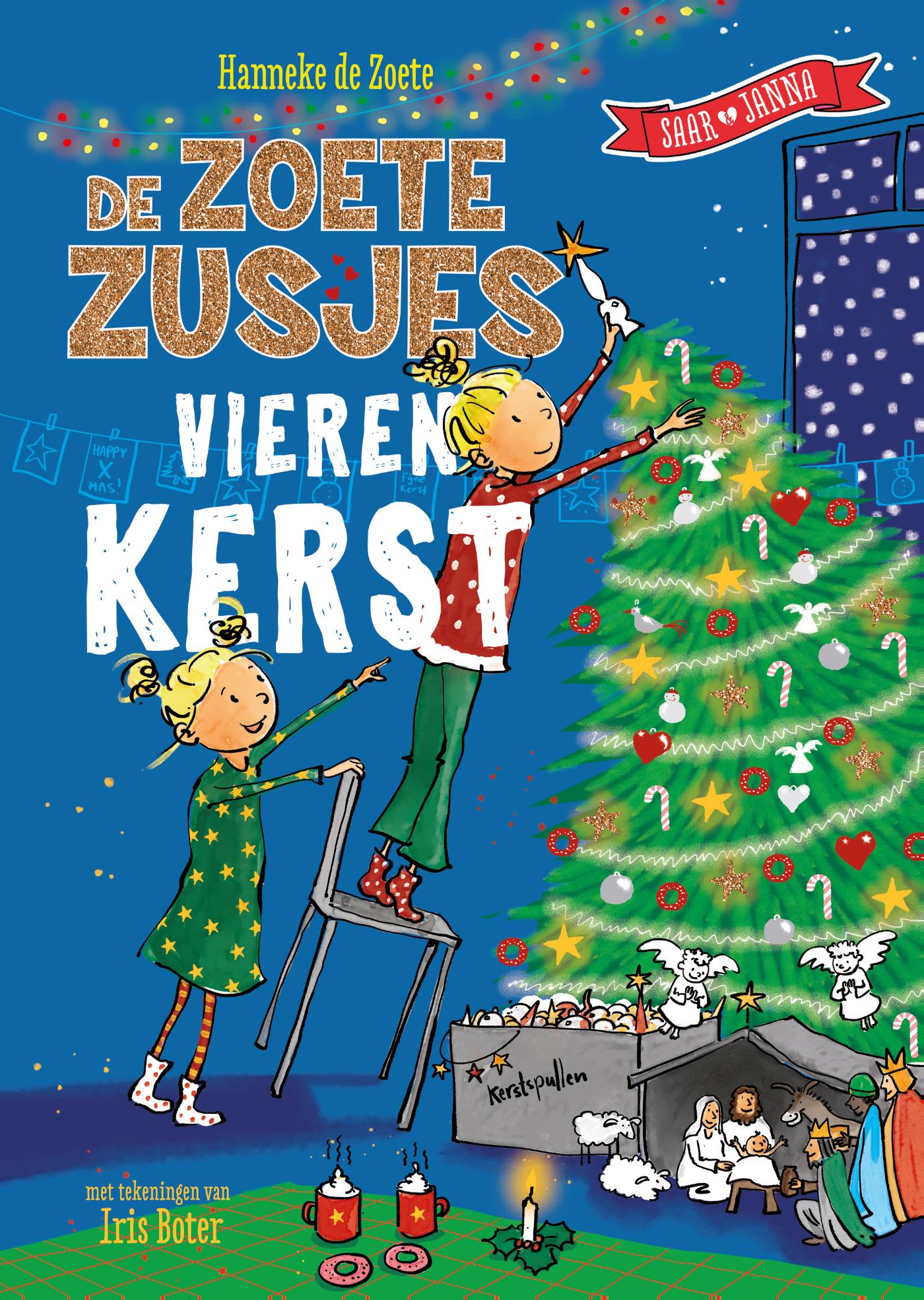 Omslag van De Zoete Zusjes vieren kerst