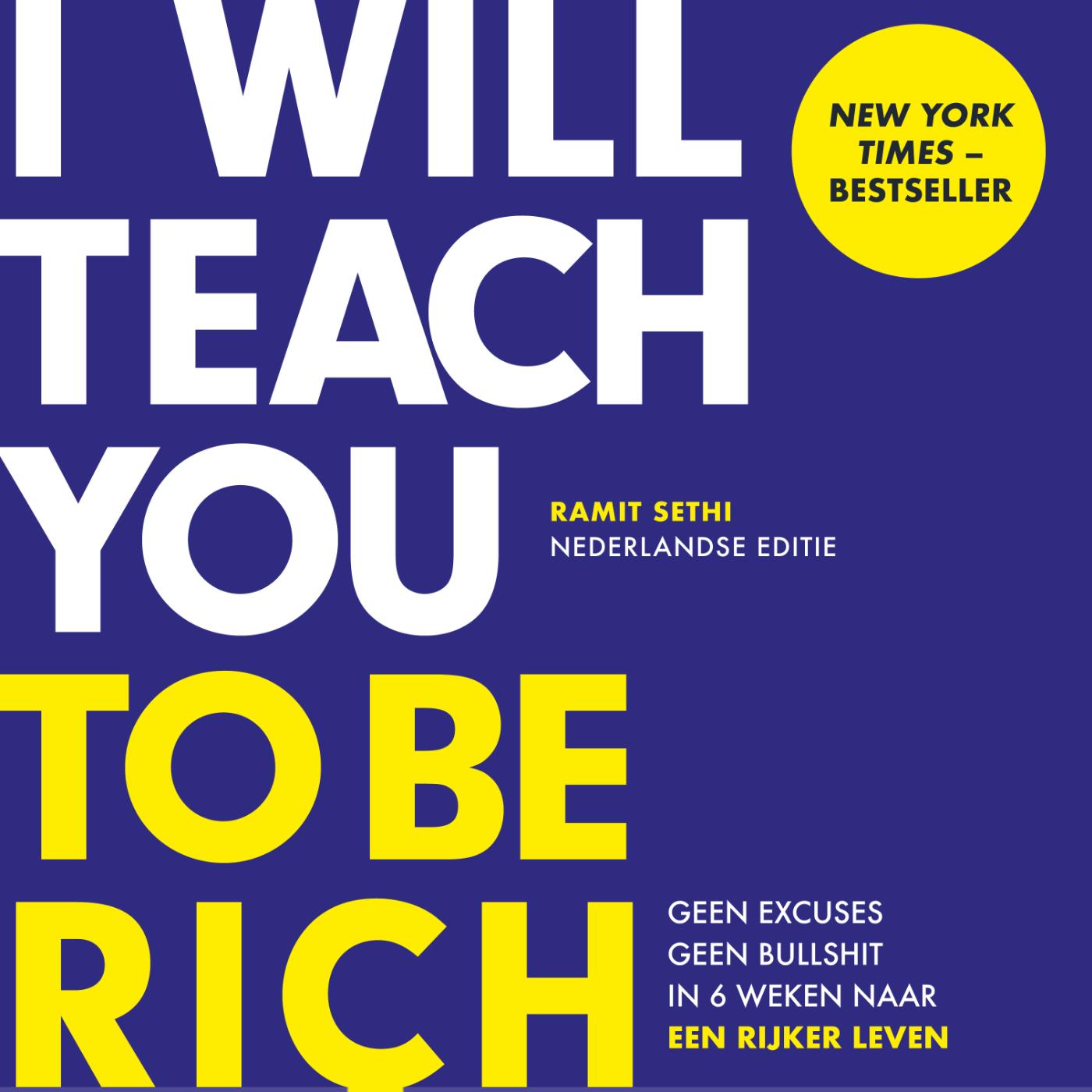 Omslag van I Will Teach You To Be Rich