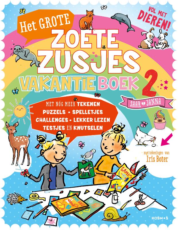 Omslag van Het grote Zoete Zusjes vakantieboek 2