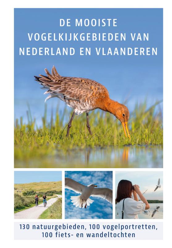 Omslag van De mooiste vogelkijkgebieden van Nederland en Vlaanderen