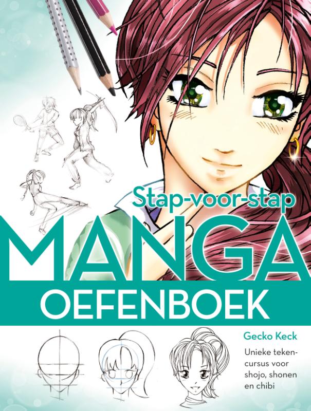 Omslag van Stap-voor-stap manga oefenboek