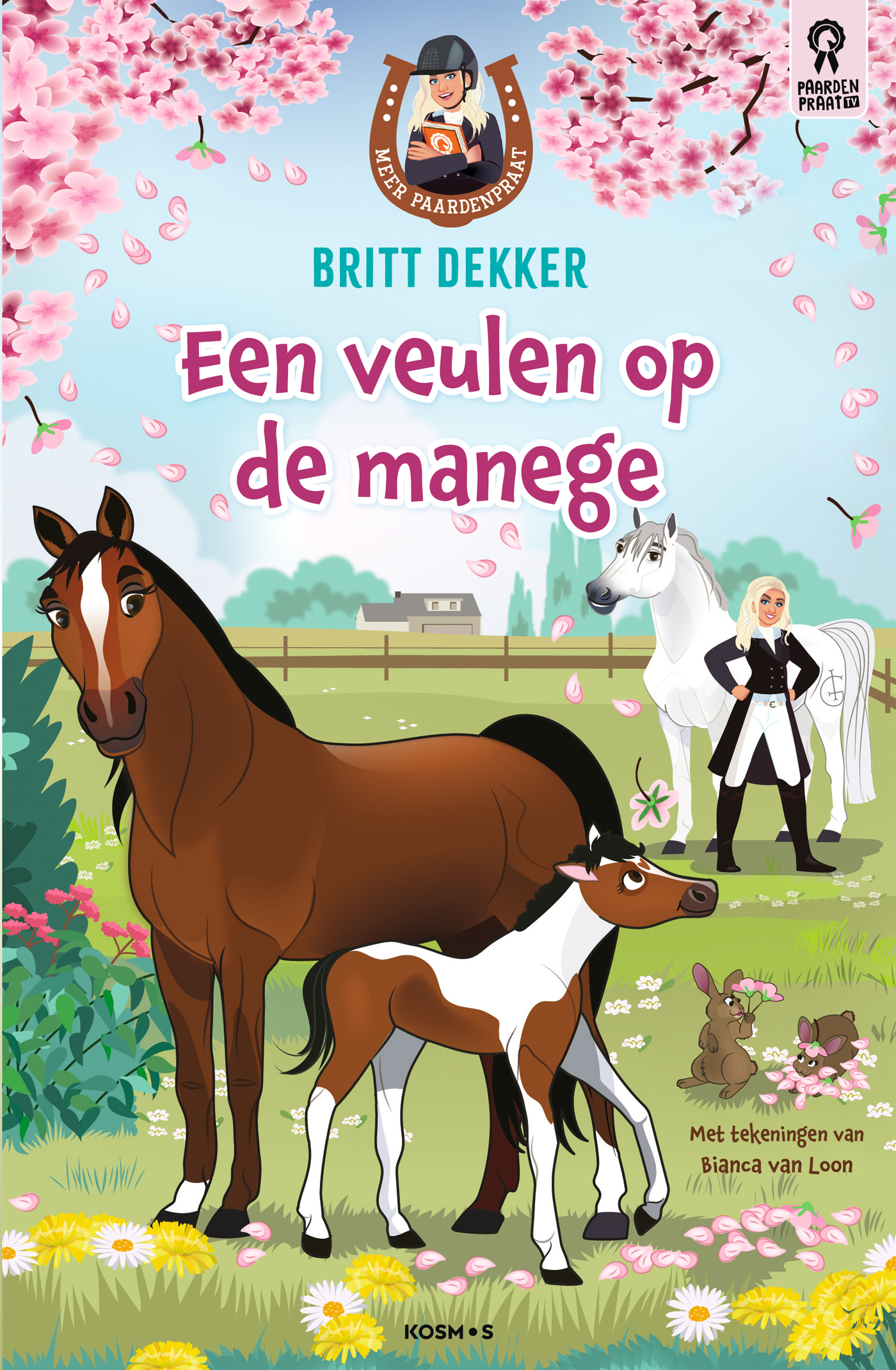 Omslag van Een veulen op de manege