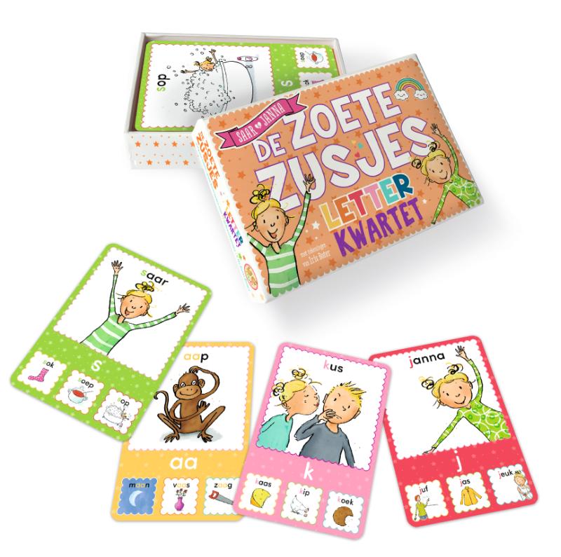 Omslag van De Zoete Zusjes letterkwartet