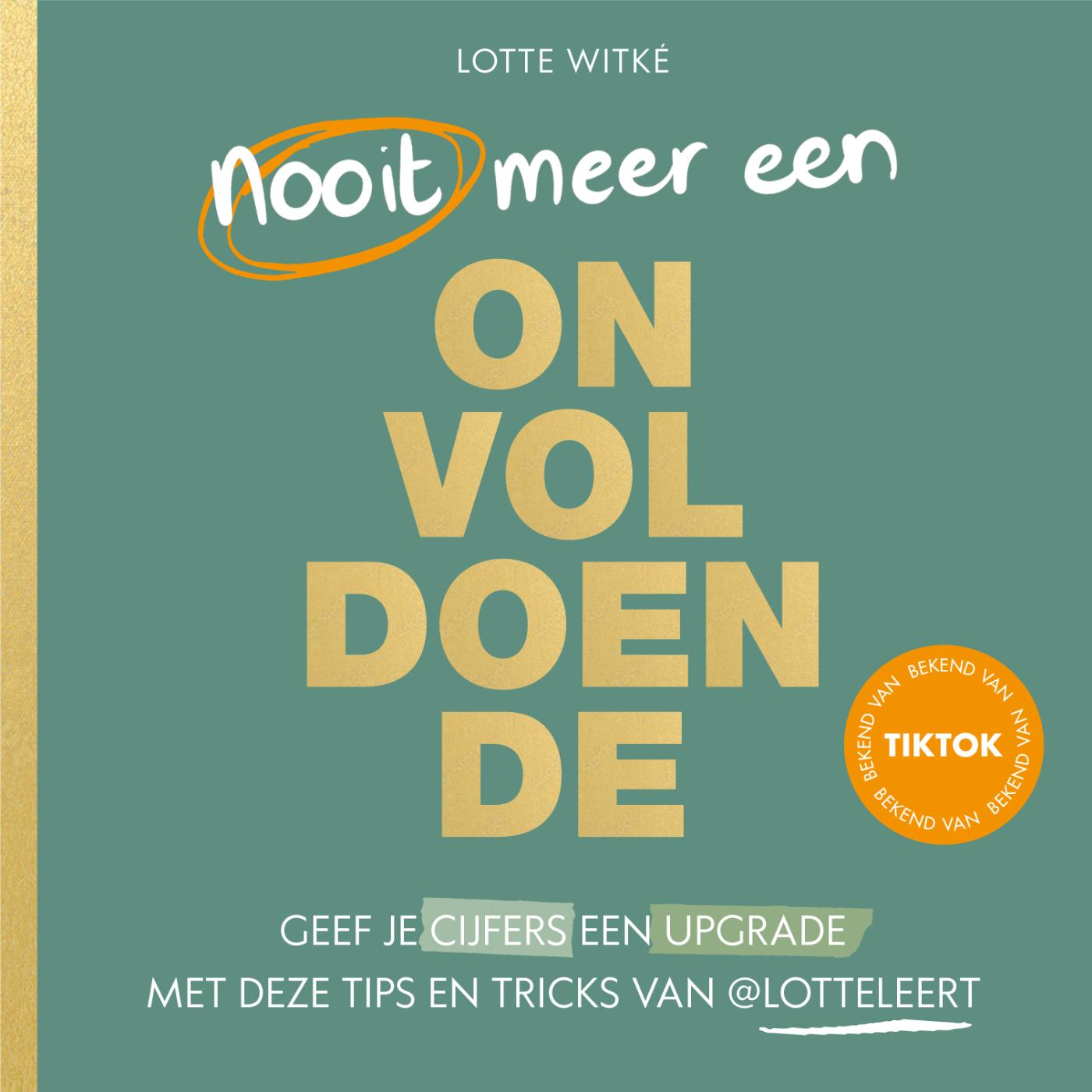 Omslag van Nooit meer een onvoldoende