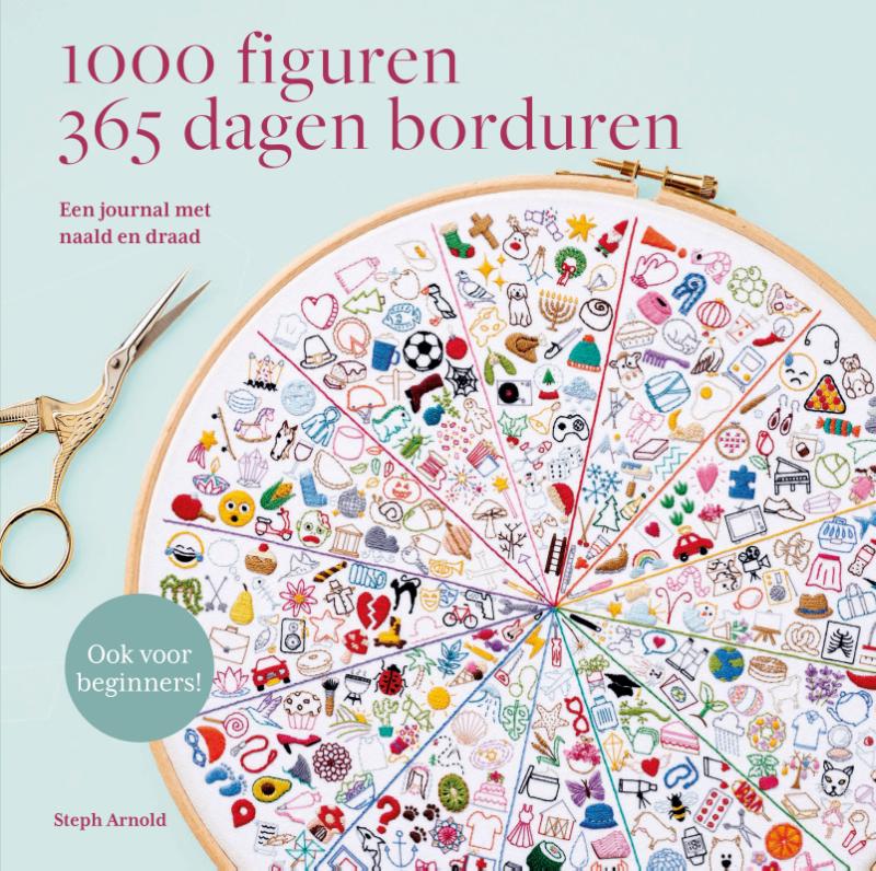 Omslag van 1000 figuren 365 dagen borduren
