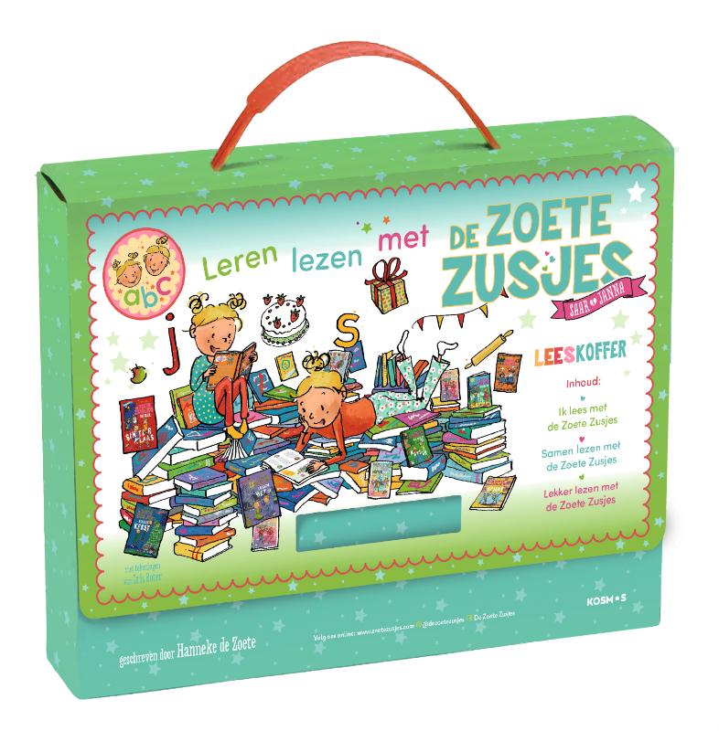 Omslag van Leren lezen met de Zoete Zusjes leeskoffer