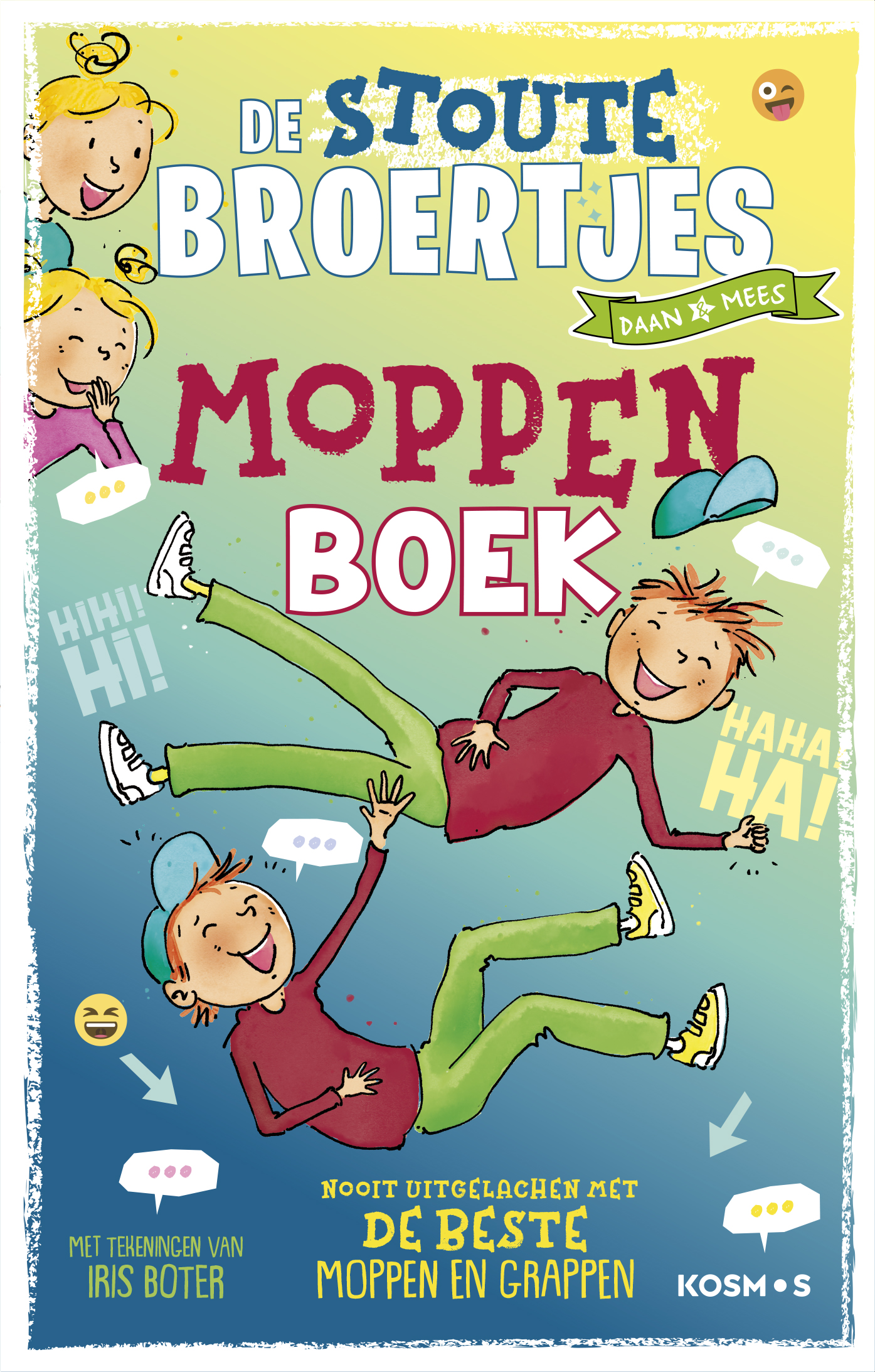 Omslag van De Stoute Broertjes moppenboek