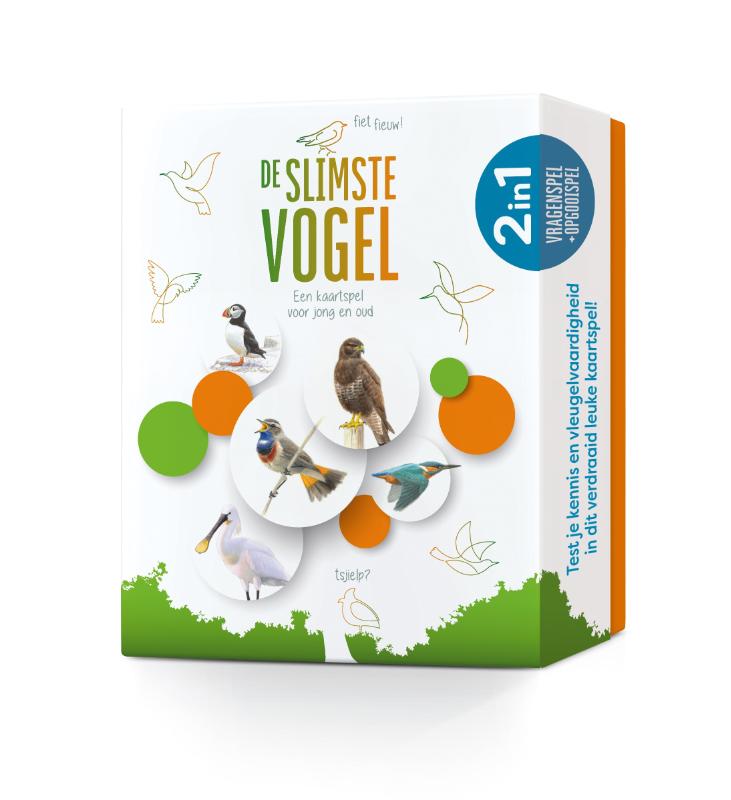 Omslag van De slimste vogel - Een kaartspel voor jong en oud
