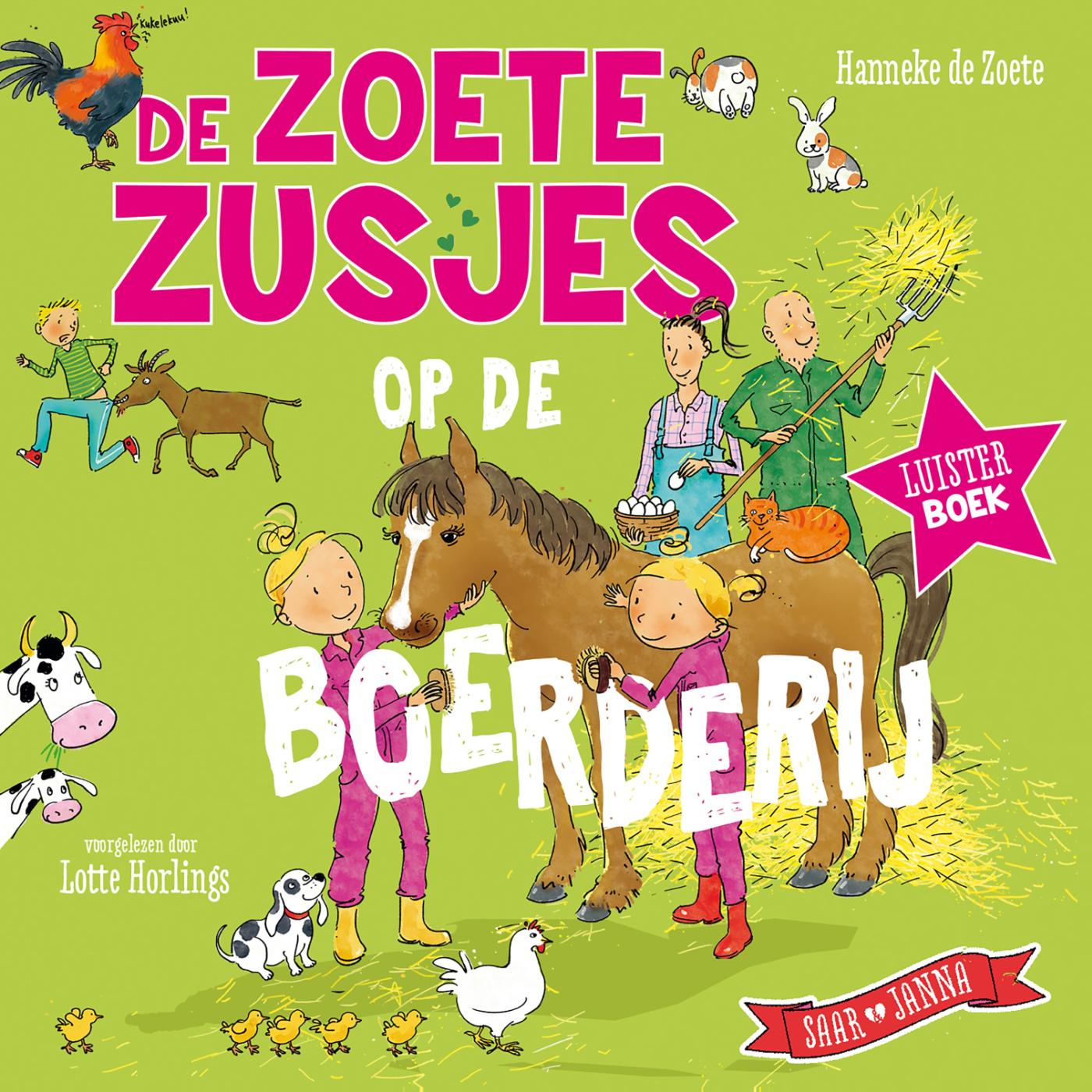 Omslag van De Zoete Zusjes op de boerderij
