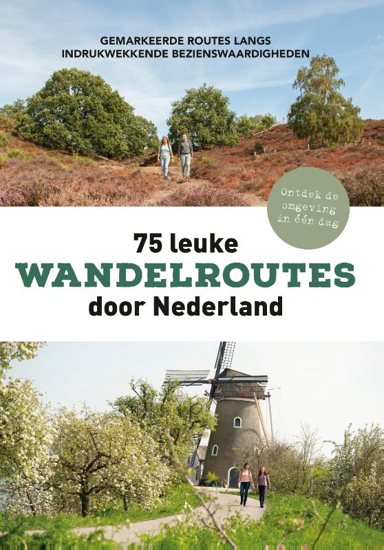 Omslag van 75 leuke wandelroutes door Nederland