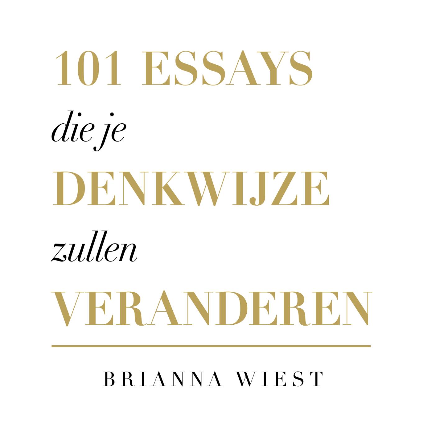 Omslag van 101 essays die je denkwijze zullen veranderen
