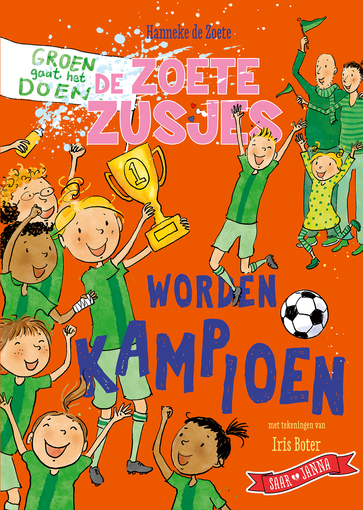 Omslag van De Zoete Zusjes worden kampioen