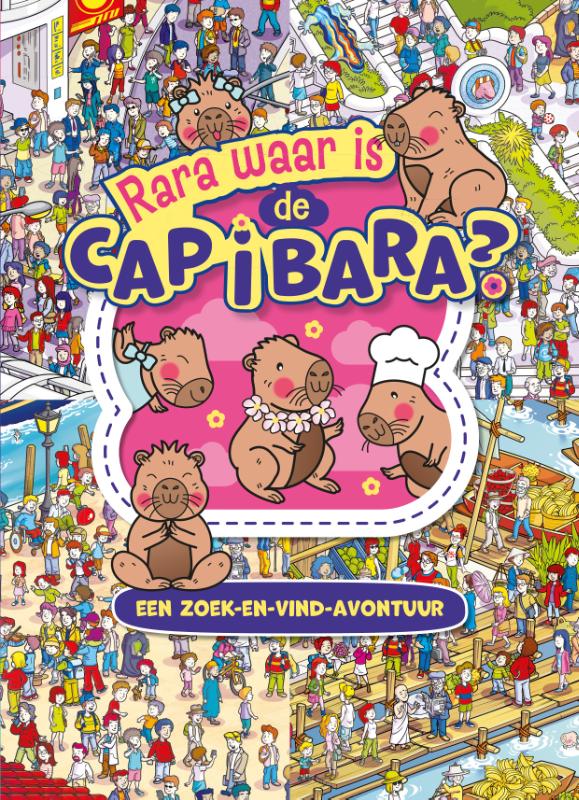 Omslag van Rara waar is de capibara?