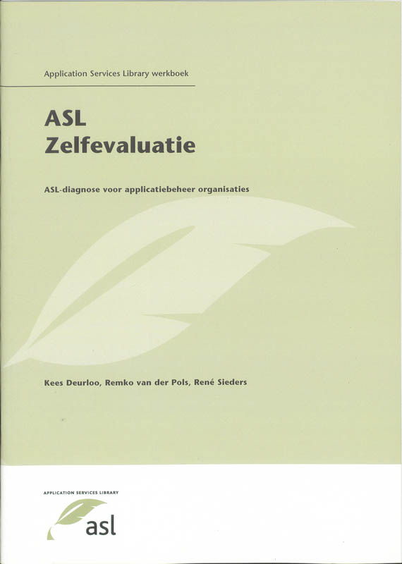 Omslag van ASL Zelfevaluatie