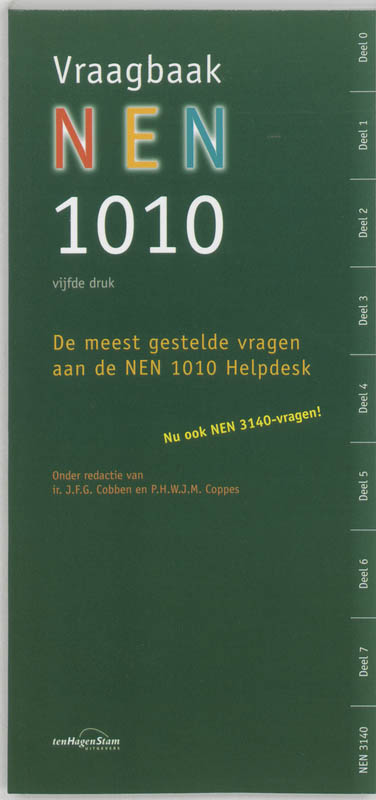Omslag van Vraagbaak NEN 1010