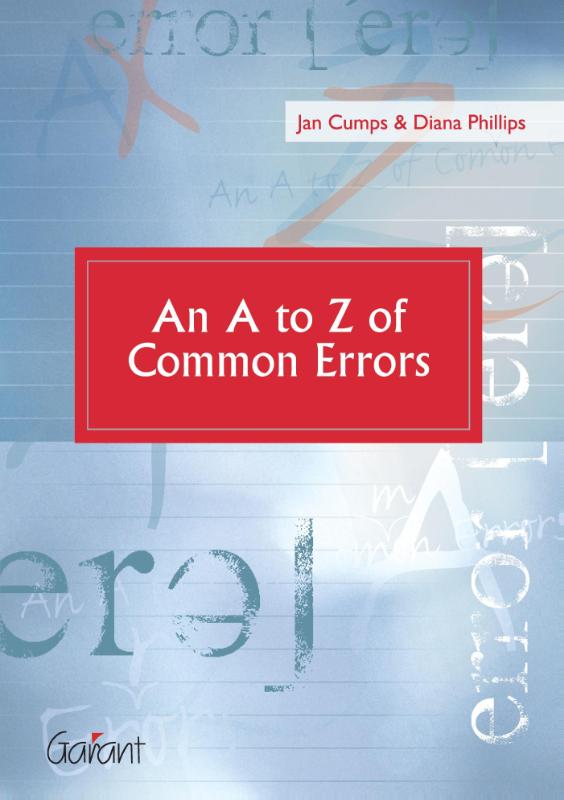 Omslag van An a to z of common errors