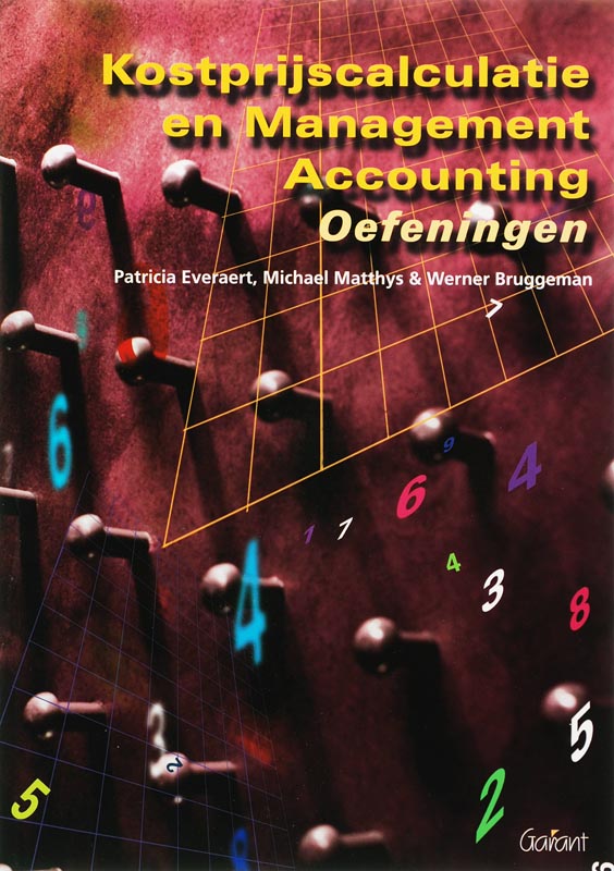 Omslag van Kostprijscalculatie en management accounting