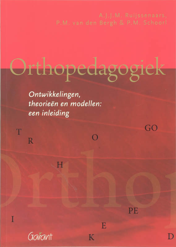 Omslag van Orthopedagogiek