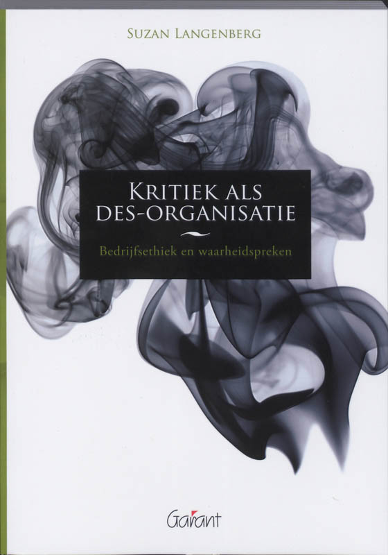 Omslag van Kritiek als des-organisatie