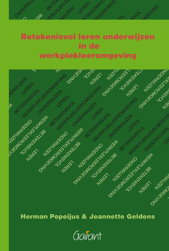 Omslag van Betekenisvol leren onderwijzen op de werkplekleeromgeving
