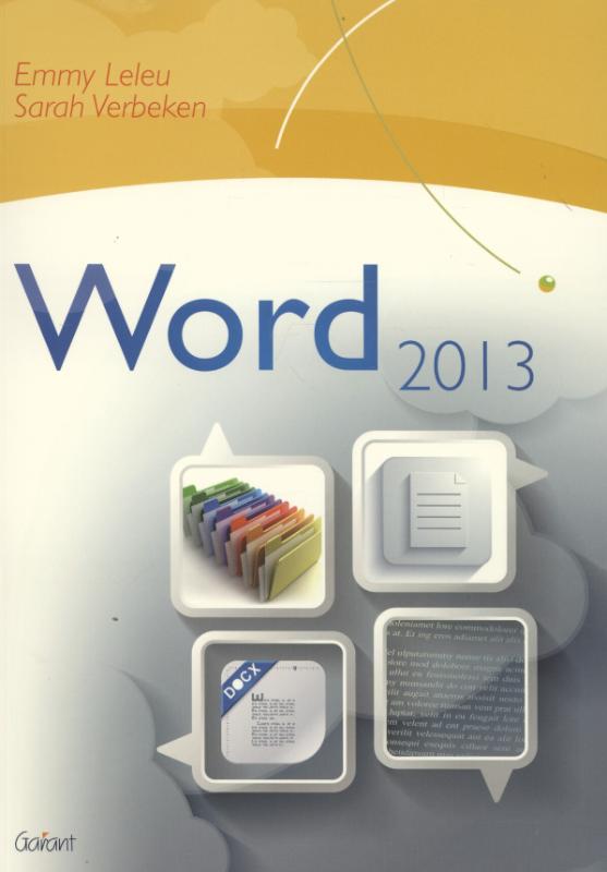 Omslag van Word 2013
