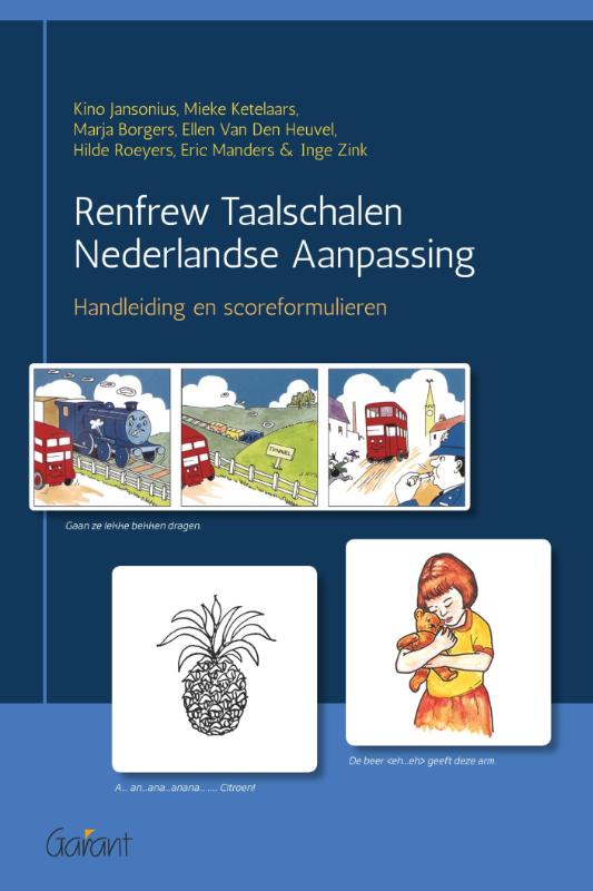 Omslag van Renfrew taalschalen Nederlandse aanpassing (RTNA)