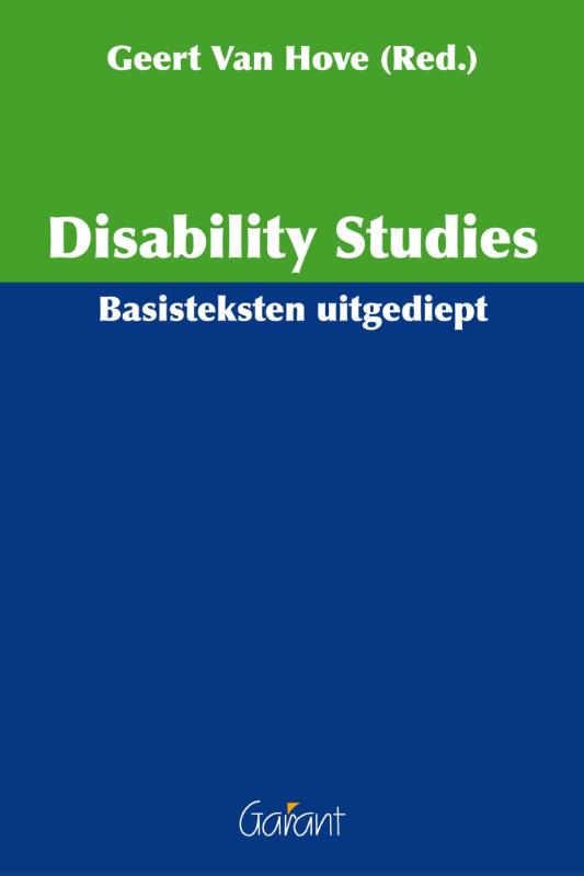 Omslag van Disability studies in de Lage Landen